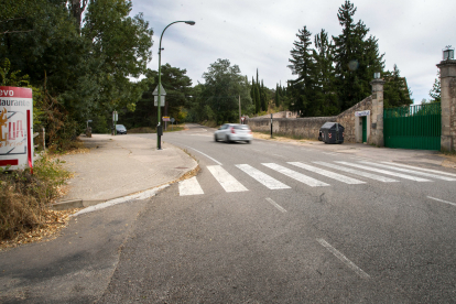 Imagen del paso de peatones en Fuente Prior. TOMÁS ALONSO