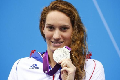 Camille Muffat falleció en un accidente de helicóptero, en Argentina.-REUTERS / DAVID GRAY