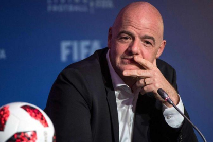 Infantino, en una imagen reciente.-EL PERIÓDICO