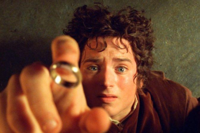 El actor Elijah Wood, como Frodo, en la película El señor de los anillos.-EL PERIÓDICO