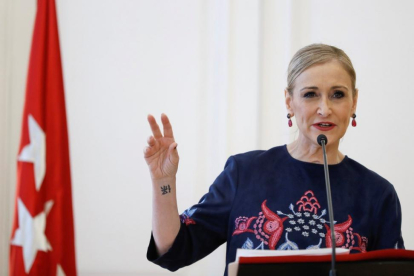 Cristina Cifuentes, presidenta de la Comunidad de Madrid.-EMILIO NARANJO (EFE)