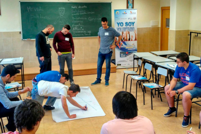 Una actividad formativa del Programa de Voluntariado Joven. ECB