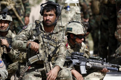 Fuerzas de seguridad afganas en Kabul.-EFE / JAWAD JALALI