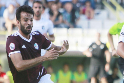 Fer Ruiz jugó en El Plantío contra el Burgos CF.-ISRAEL L. MURILLO