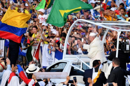 El papa Francisco en la Jornada Mundial de la Juventud  JMJ en Ciudad de Panama.-EFE Ettore Ferrari / EPA/ANSA