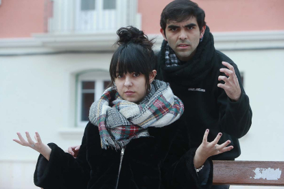 Aroa Martínez y Santiago Carmona son componentes del colectivo audiovisual ‘La Huella del Panda’. RAÚL G. OCHOA
