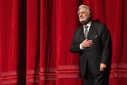 Placido Domingo, en la Ópera de Nueva York, en el 2018.-AFP / ANGELA WEISS