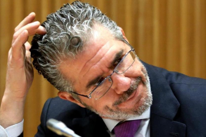 Francisco Granados durante su comparecencia.-/ JUAN MANUEL PRATS