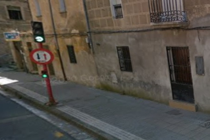 El siniestro tuvo lugar en la Calle de La Picota, en Miranda de Ebro. GOOGLE MAPS