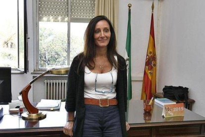 La jueza María Núñez.-