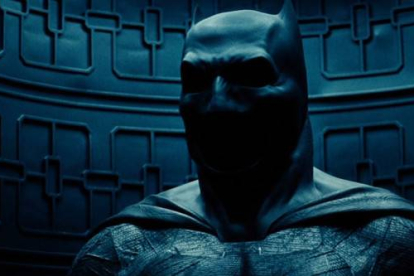 Ben Affleck, caracterizado como Batman para 'Batman vs Superman'.-