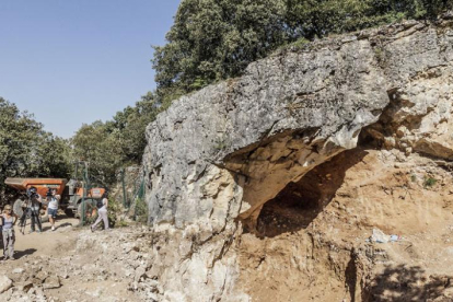 Aspecto de la Cueva Fantasma, el yacimiento que comenzará a excavarse el año que viene.-SANTI OTERO