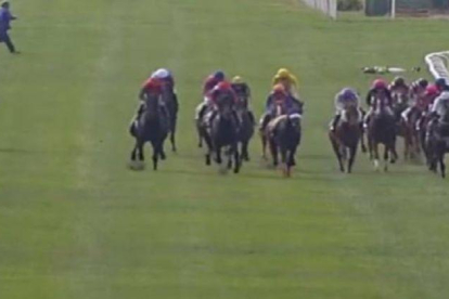 Imagen del accidente en el Hipódromo de la Zarzuela.-EL PERIÓDICO