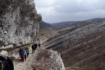 El espacio natural de Las Loras cuenta desde ayer con la declaración de Geoparque Mundial por parte de la Unesco.-ECB