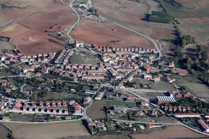 Vista aérea de Villariezo, cuyos vecinos pagarán menos por el IBI este año.-ECB