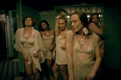 Una imagen del vídeo 'Straight Outta Vagina (feat. Desi Mo & Leikeli47)', de las Pussy Riot.-