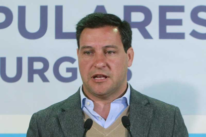 Raúl de la Hoz, ayer, en Burgos.-RAÚL G. OCHOA