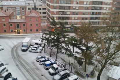 La nevada en Aranda de Duero / LORETO VELÁZQUEZ