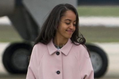 Malia Obama, en marzo de este año, antes del viaje oficial a Cuba que hizo con su padre, Barack Obama.-AP / JOSÉ LUIS MAGANA