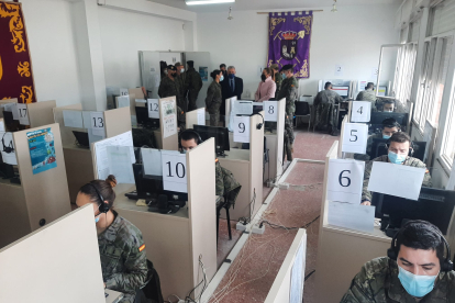 La Unidad de Vigilancia Epidemiológica del Ejército en la Base Militar de Burgos cuenta con 56 rastreadores.