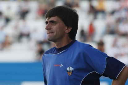 Emili Vicente, durante su etapa al frente del Lleida.-IGNASI PAREDES