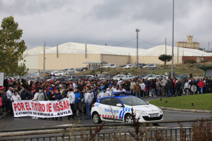 Manifestación de los trabajadores de Nissan en Ávila-Ical