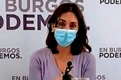 Marga Arroyo, portavoz de Podemos en el Ayuntamiento de Burgos. ECB