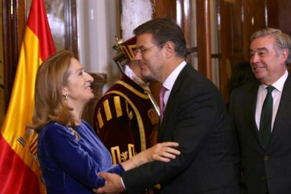 El ministro de Justicia, Rafael Catalá, en la celebración del 39 aniversario de la Constitución.-DAVID CASTRO