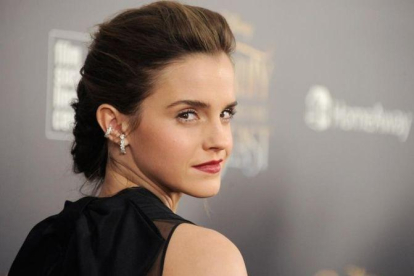 Emma Watson, fotografiada el pasado lunes en Nueva York en una proyección de 'La Bella y la Bestia' en el Allice Tully Hall Lincoln Center.-WIREIMAGE / GARY GERSHOFF