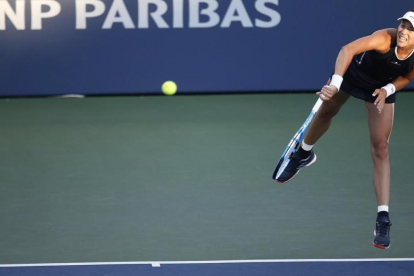 Muguruza, en su partido ante Keys-AP / TONY AVELAR
