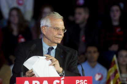 El exministro de Asuntos Exteriores Josep Borrell.-