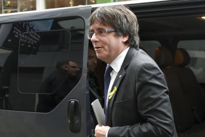 Carles Puigdemont, el pasado 22 de diciembre en Bruselas-JOHN THYS (AFP)