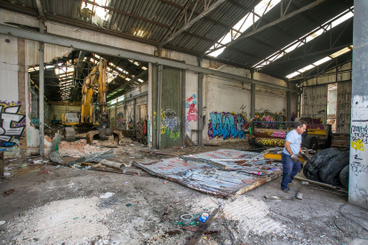 Interior actual de la fábrica de Mifer la en carretera de Arcos. FOTOS: © ECB/ TOMÁS ALONSO