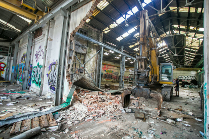 Una de las máquinas en el interior de la fábrica de Mifer la en carretera de Arcos. FOTOS: © ECB/ TOMÁS ALONSO