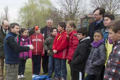 Diego celebró el Día del Agua con escolares de Santa María del Campo y Pampliega-ECB