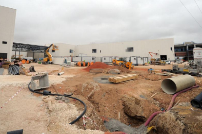 Estado de las obras en las instalaciones de Campofrío en el Polígono de Gamonal.-ISRAEL L. MURILLO