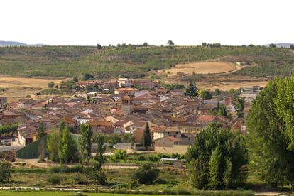 Vista general de la localidad de Milagros, a nueve kilómetros de Aranda de Duero. ECB