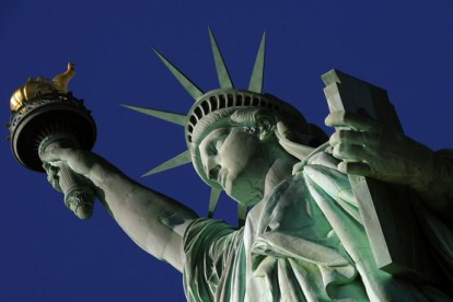 La Estatua de la Libertad, a la entrada de Nueva York.-AFP / TIMOTHY A. CLARY
