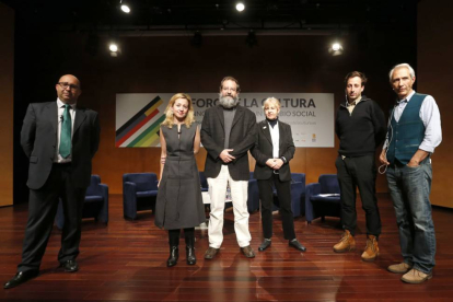 Ricardo García Ureta, Miriam García, José Albelda, Eva Lootz, Fernando García Dory y José María Parreño.-Raúl Ochoa