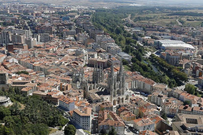 La ciudad se dividirá en tres con la parte superior de la Avenida Cantabria y la inferior dividida en dos por el Arlanzón.-R.G.O.