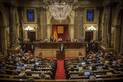 Pleno del Parlament.-CARLOS MONTAÑÉS