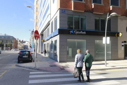 Instalaciones de Caixabank en la Alhóndiga.