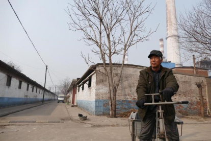 Ciudad de Tangshan, una de las más contaminadas en la provincia china de Hebei.-ADRIÁN FONCILLAS