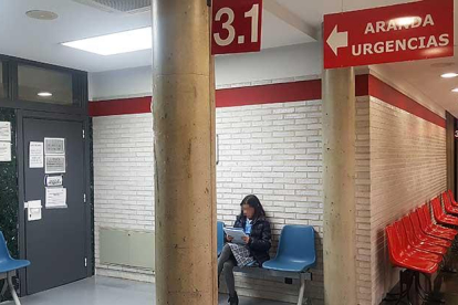 La sala de espera del Servicio de Urgencias de Atención Primaria en Aranda de Duero.-L. VELÁZQUEZ
