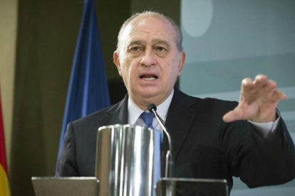 El ministro del Interior en funciones, Jorge Fernández Díaz.-Luca Piergiovanni