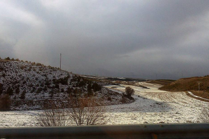Nieve en la provincia.-L.S.