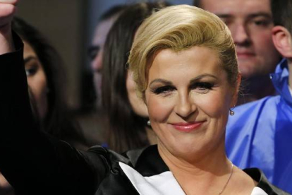 La presidenta de Croacia, Kolinda Grabar-Kitarovic.-REUTERS / ANTONIO BRONIC