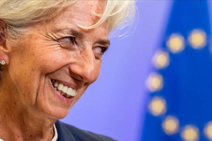 Lagarde, tras una reunión de líderes de la eurozona, el 13 de julio en Bruselas.-Foto: AP / GEERT VANDEN WIJNGAERT