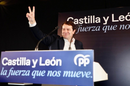 El candidato del Partido Popular a la Presidencia de la Junta, Alfonso Fernández Mañueco.