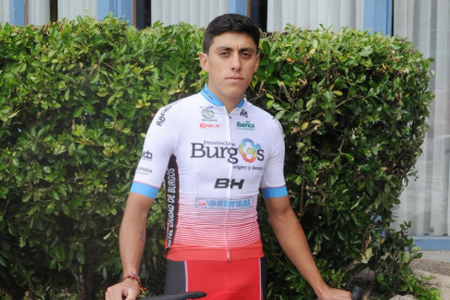 Óscar Quiroz disputó ayer su primera carrera con el Burgos BH-I. L. Murillo